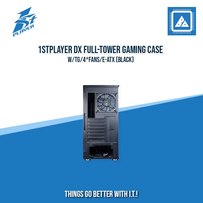 1STPLAYER DX FULL-TOWER GAMING CASE W/TG/4*FANS/E-ATX (BLACK) 1STPLAYER DX FULL-TOWER GAMING CASE W/TG/4*FANS/E-ATX (BLACK)
